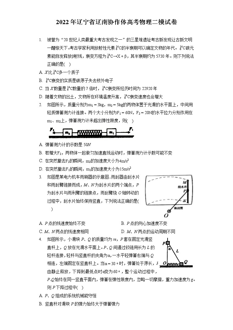 2022年辽宁省辽南协作体高考物理二模试卷01