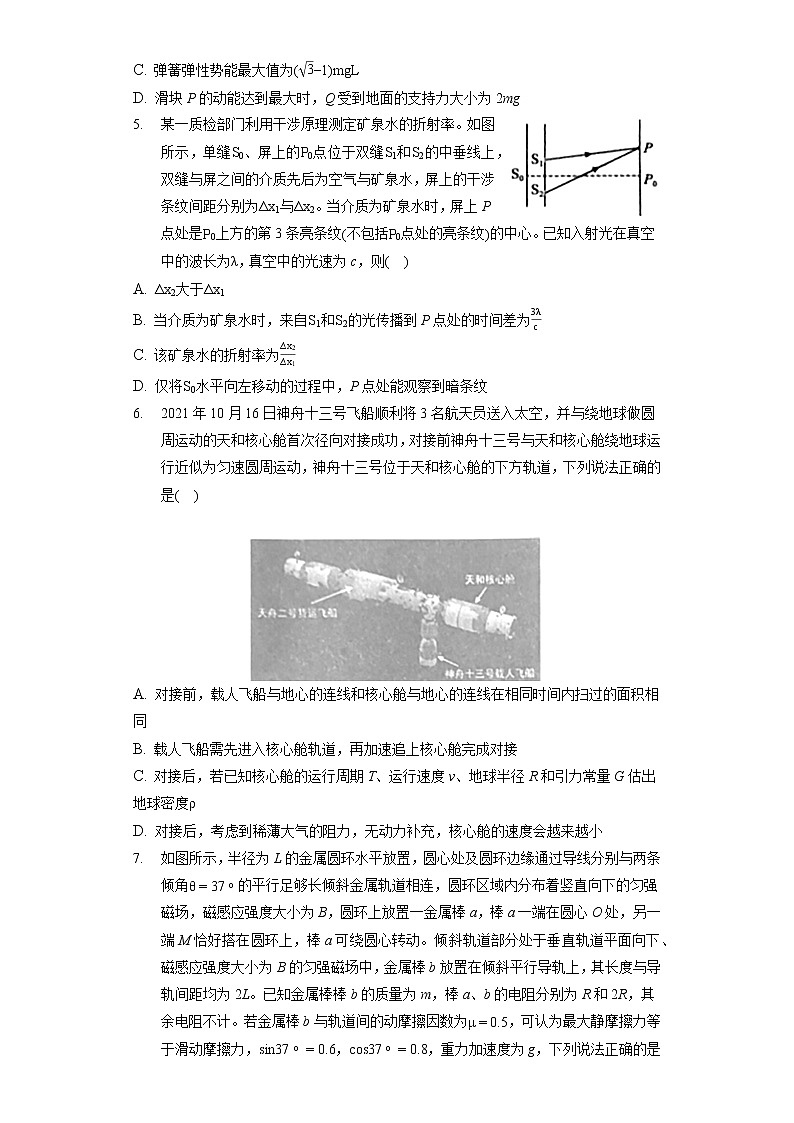 2022年辽宁省辽南协作体高考物理二模试卷02