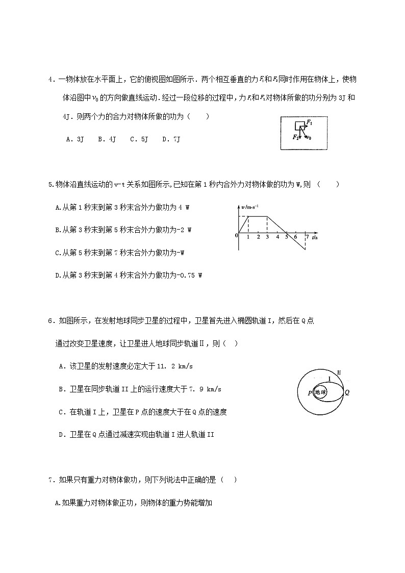2021辽宁省北镇市满族高级中学高一下学期6月月考物理试题含答案第2页