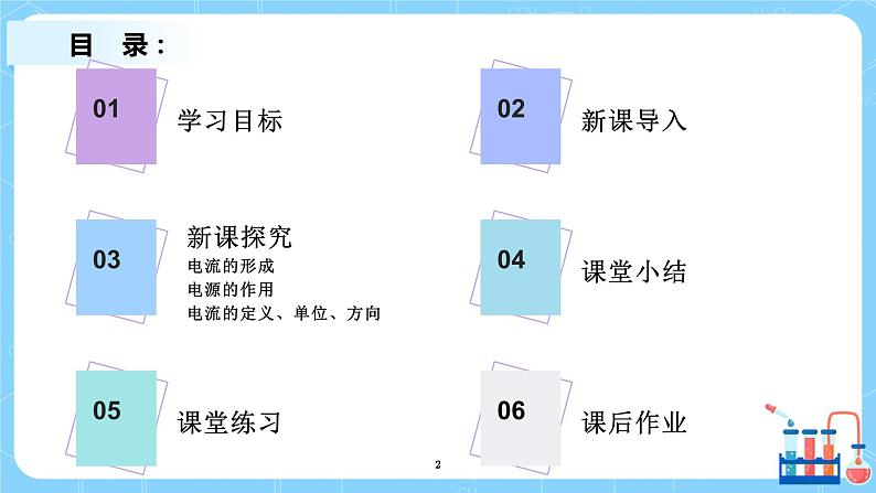 人教版（2019）高中物理必修三11.1《电源和电流》课件+教案+同步习题+学案02