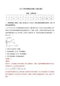 2022年高考物理预测押题卷+答案解析（重庆卷三）