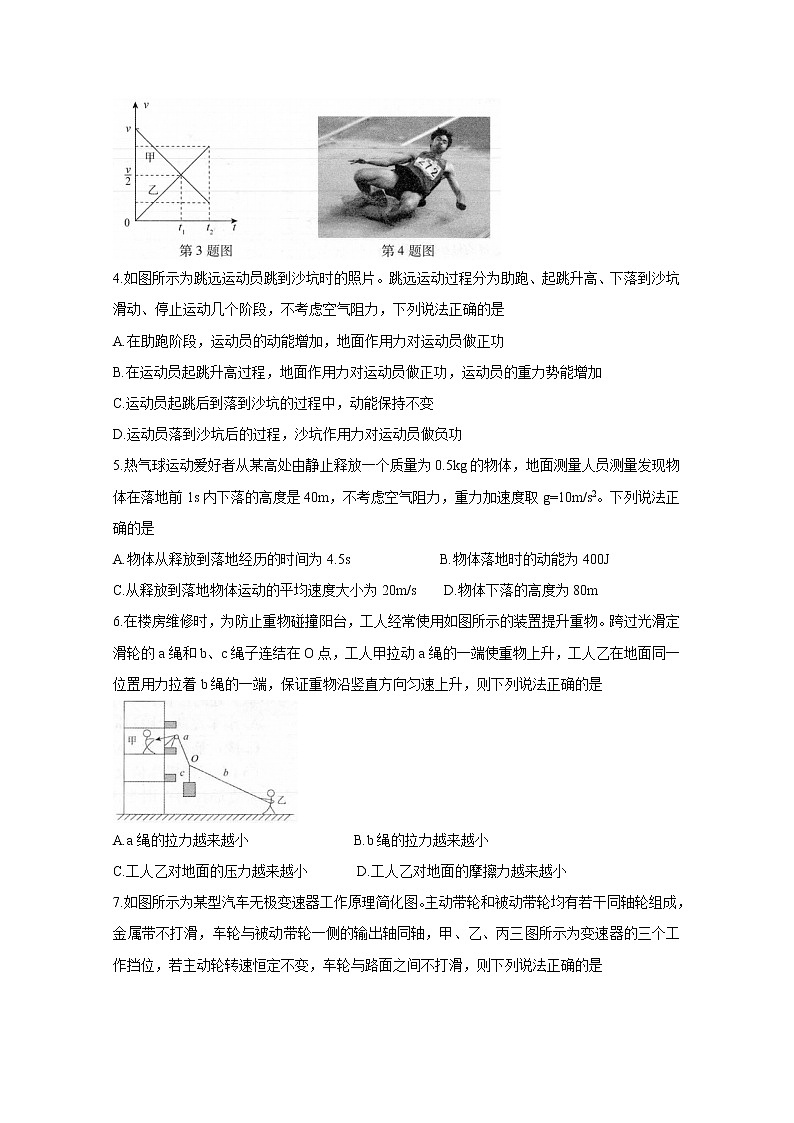 2021河南省非凡吉创高一下学期五月调研卷物理含解析第2页