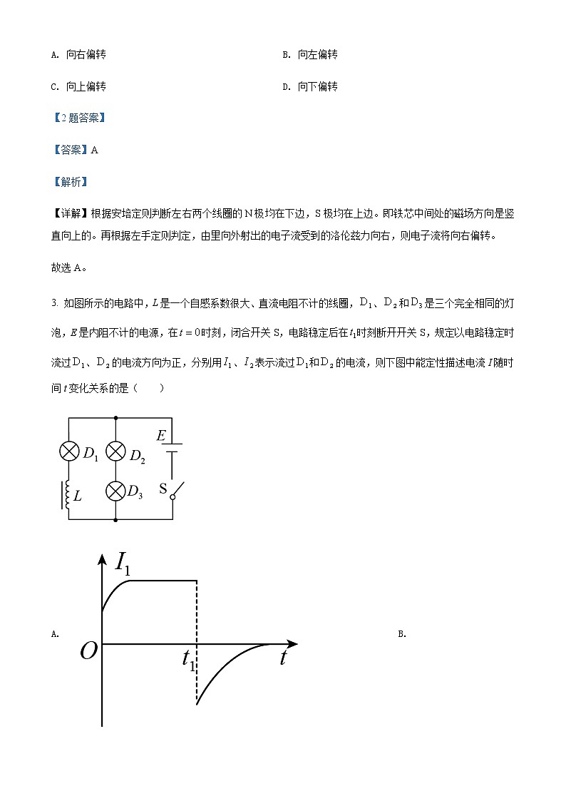 2021-2022学年福建省仙游第一中学高二（下）期中物理试题含解析第2页
