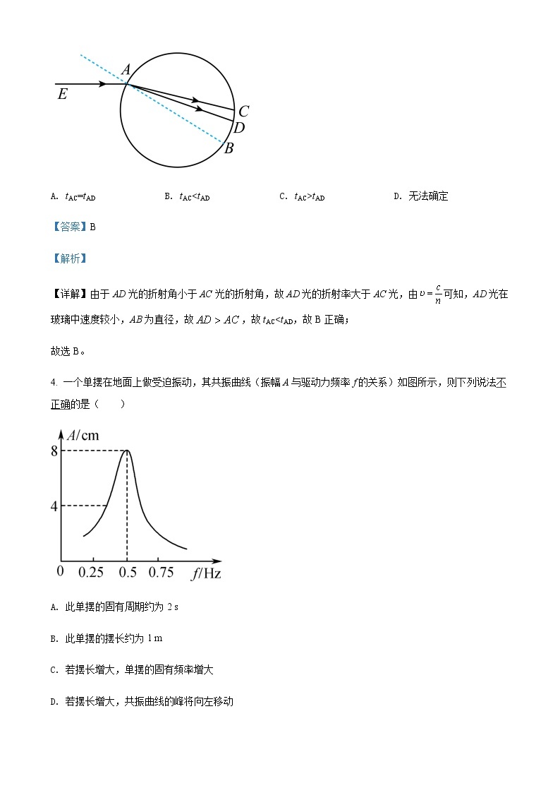 2021-2022学年重庆市万州第二高级中学高二（下）5月质量检测物理试题含解析03