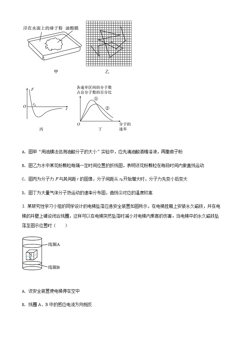 2021-2022学年广东省广州市执信中学高二（下）期中物理试题含答案02
