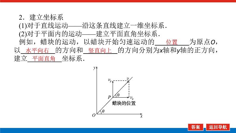 2022-2023年人教版(2019)新教材高中物理必修2 第5章抛体运动5-2运动的合成与分解课件(1)06