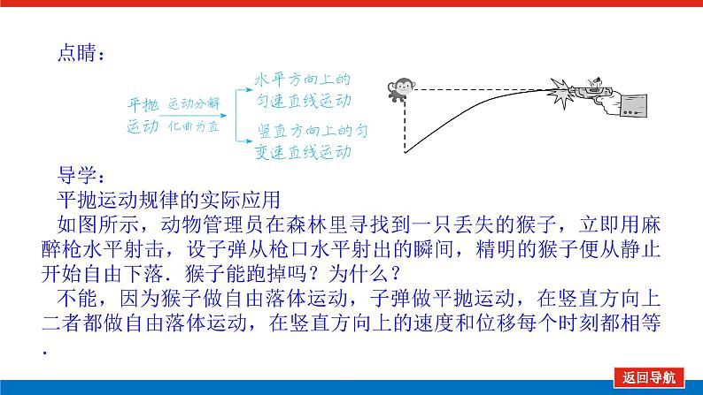 2022-2023年人教版(2019)新教材高中物理必修2 第5章抛体运动5-4抛体运动的规律课件(2)06