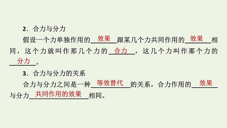 2022-2023年人教版(2019)新教材高中物理必修1 第3章相互作用__力3-4力的合成和分解课件(2)第7页