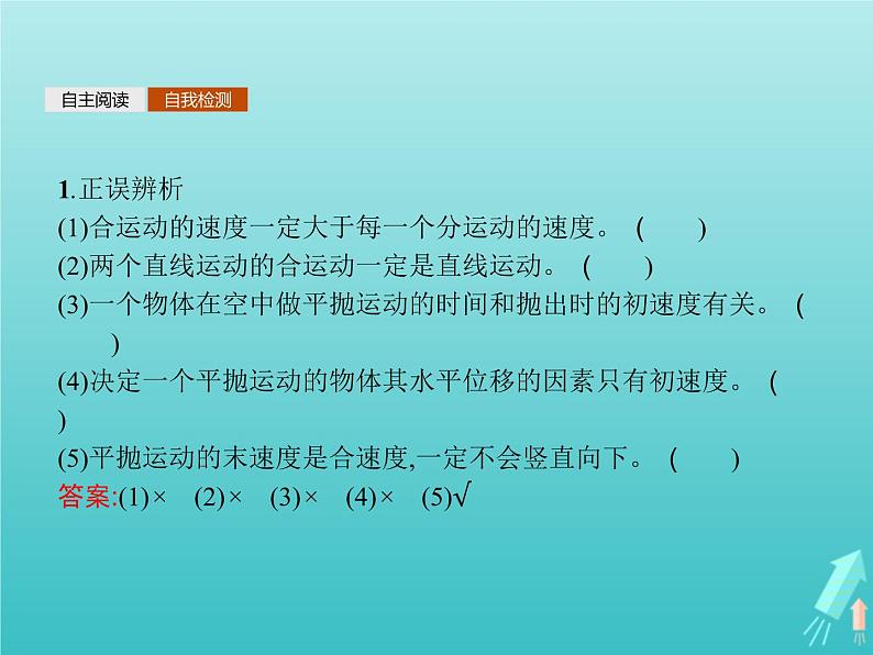 2022-2023年沪科版高中物理必修2 第1章怎样研究抛体运动1-2研究平抛运动的规律课件第6页