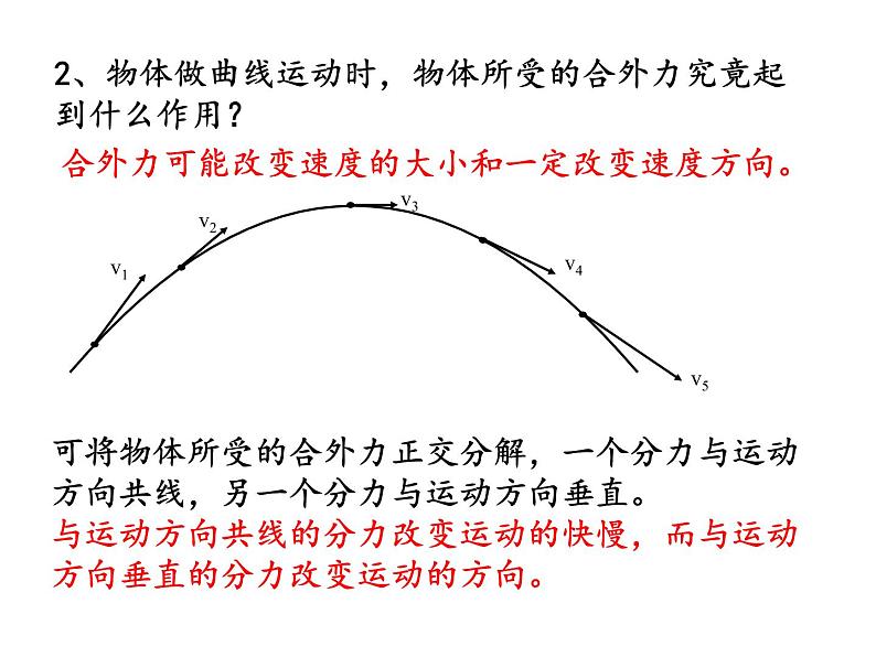 2022-2023年粤教版(2019)新教材高中物理必修2 第1章抛体运动1-2运动的合成与分解课件第3页