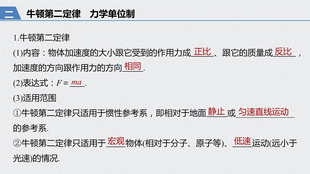 2022-2023年高考物理一轮复习 第3章第1讲牛顿三定律的理解课件第7页