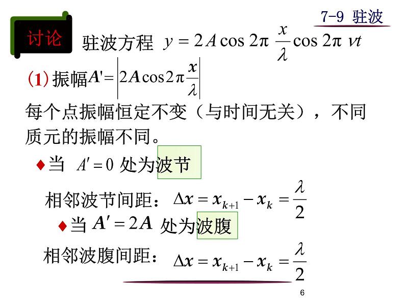 高中物理竞赛 波的干涉课件第6页