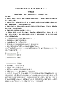 湖北省武汉市2022届高三年级五月模拟试题（二）物理试题（word版无答案）