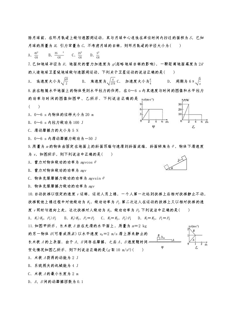 河南省信阳市固始县希望高级中学2021-2022学年高一下学期期末模拟考试物理试题（含答案）第2页