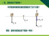 2022-2023年人教版高中物理必修1 第2章匀变速直线运动的研究2-6伽利略对自由落体运动的研究课件