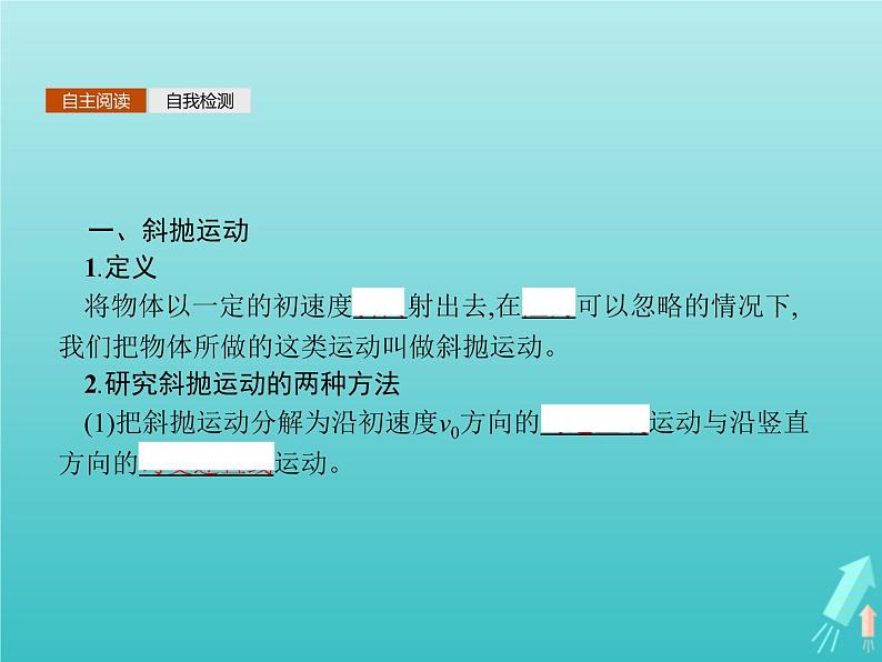 2022-2023年沪科版高中物理必修2 第1章怎样研究抛体运动1-3研究斜抛运动课件第3页