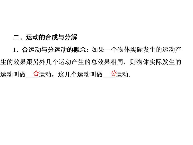 2022-2023年人教版高中物理必修2 第5章曲线运动5-1-1曲线运动的位移和速度运动描述的实例课件第6页