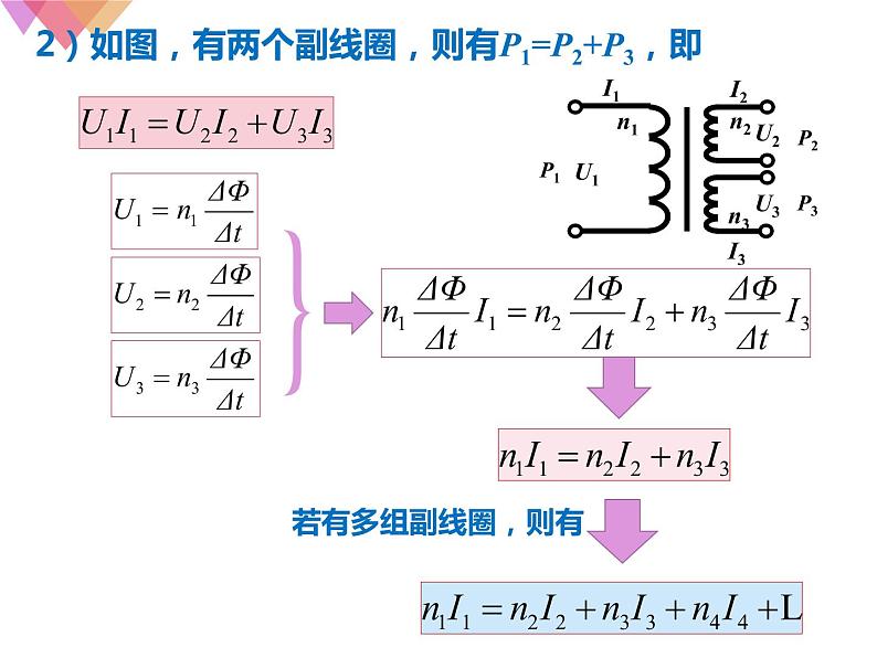 2022-2023年人教版(2019)新教材高中物理选择性必修2 第3章交变电流3-3变压器课件07