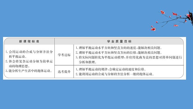 2022-2023年人教版(2019)新教材高中物理必修2 第5章抛体运动5-4抛体运动的规律课件(1)第2页