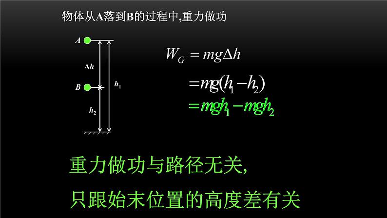 2022-2023年人教版(2019)新教材高中物理必修2 第8章机械能守恒定律8-2重力势能课件第6页