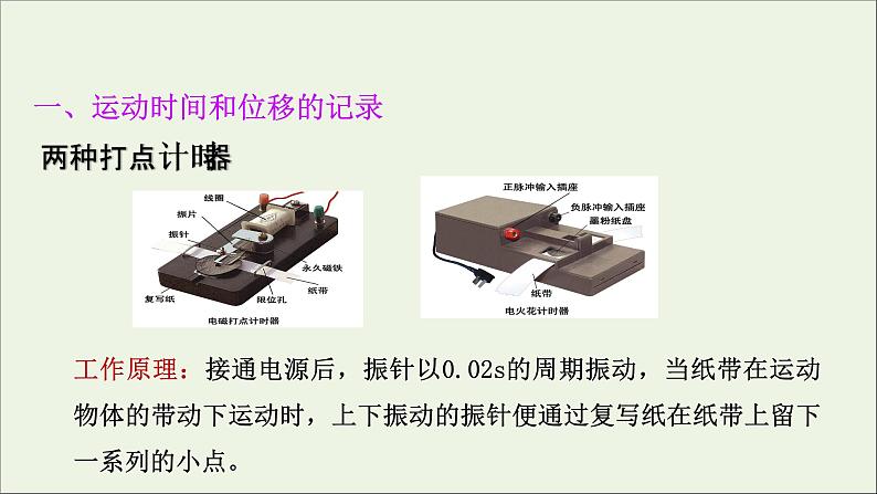 2022-2023年鲁科版(2019)新教材高中物理必修1 第2章匀变速直线运动2-4科学测量：做直线运动物体的瞬时速度课件第5页