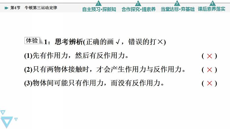 2022-2023年鲁科版(2019)新教材高中物理必修1 第5章牛顿运动定律5-4牛顿第三运动定律课件(2)第7页