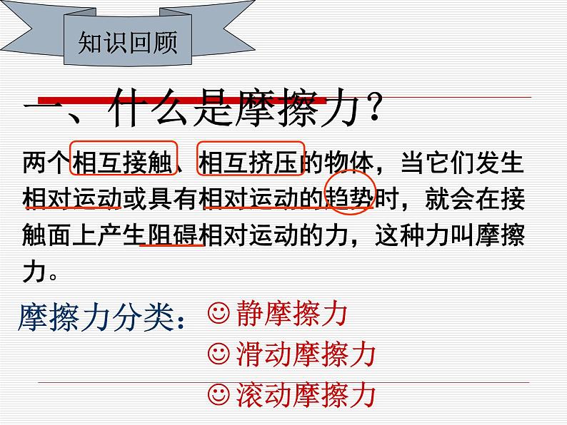 2022-2023年教科版高中物理必修1 第2章力2-4摩擦力课件03