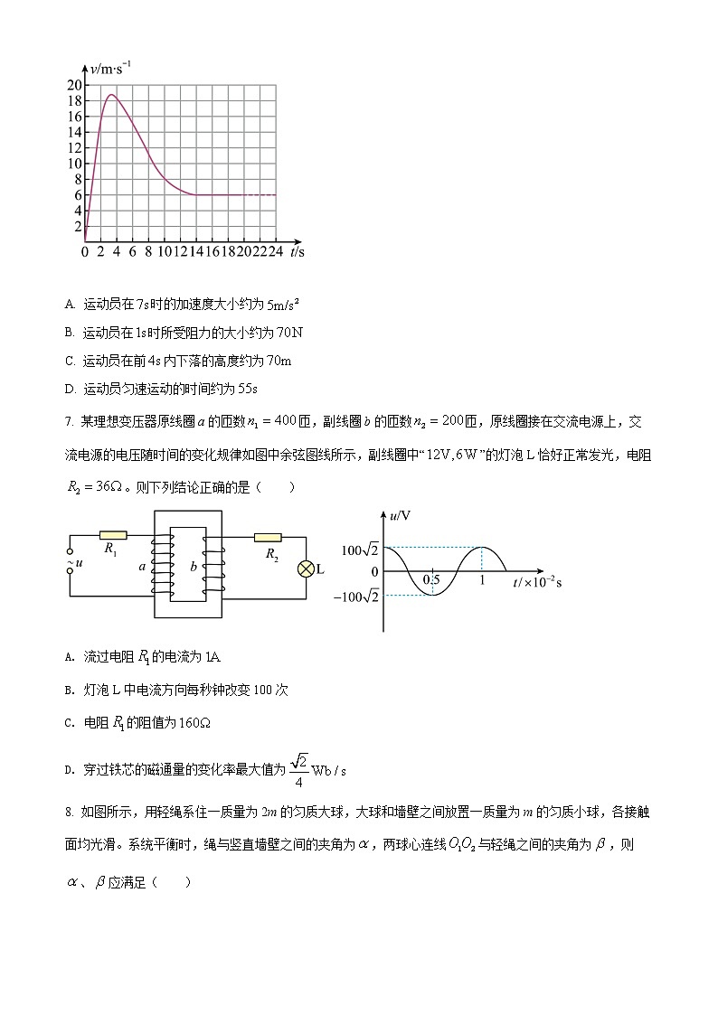 2022届山东省临沂市高三三模物理试题03
