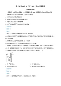 2022届辽宁省沈阳市浑南区东北育才学校高中部高三（下）第六次模拟考试物理试题（解析版）