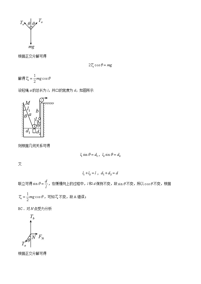 2022届辽宁省沈阳市浑南区东北育才学校高中部高三（下）第六次模拟考试物理试题（解析版）02