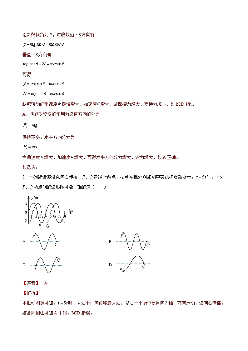 2022年高考物理押题预测卷03（山东卷）（全解全析）第3页