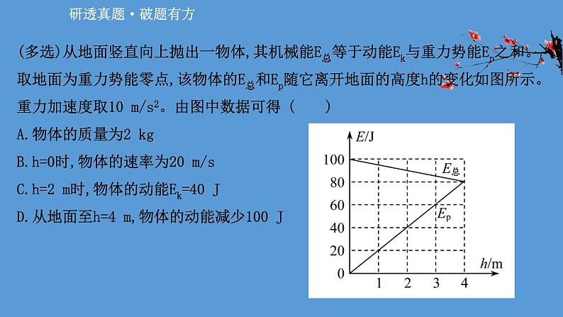 2022-2023年高考物理二轮复习 第1篇专题5考向5动能定理和功能关系的应用课件第2页