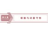 2022-2023年高考物理二轮复习 6-1动量冲量动量定理课件