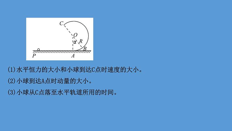 2022-2023年高考物理二轮复习 第1篇专题5考向4平抛、圆周运动和动量、能量的综合课件第3页