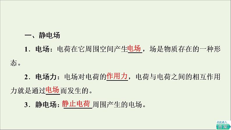 2022-2023年教科版(2019)新教材高中物理必修3 第1章静电场1-3静电场电场强度和电场线课件05