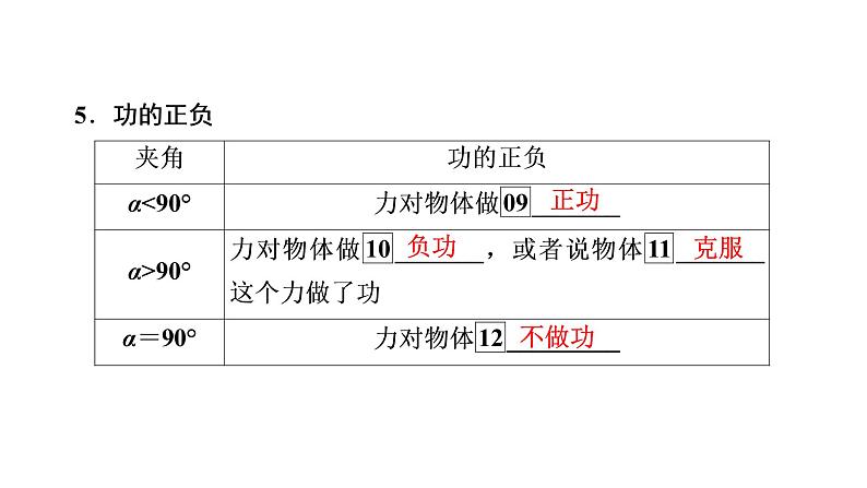 2022-2023年高考物理一轮复习 第5章第1讲功和功率课件第8页