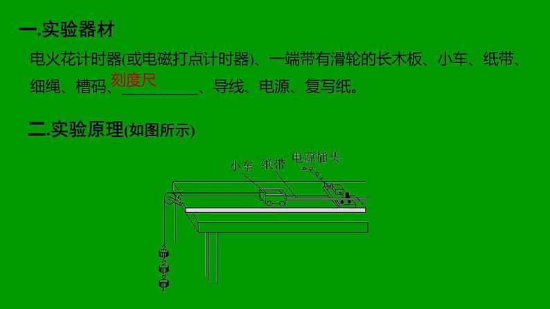 2022-2023年高考物理一轮复习 第4讲实验一研究匀变速直线运动复习课件第2页