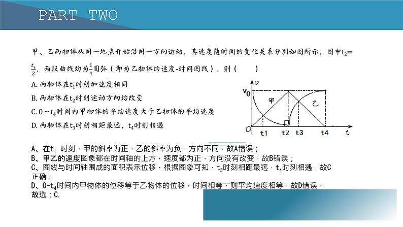 专题一运动图象追及、相遇问题-2021-2022学年高一物理同步备课课件名课堂优选（人教版必修1）第6页