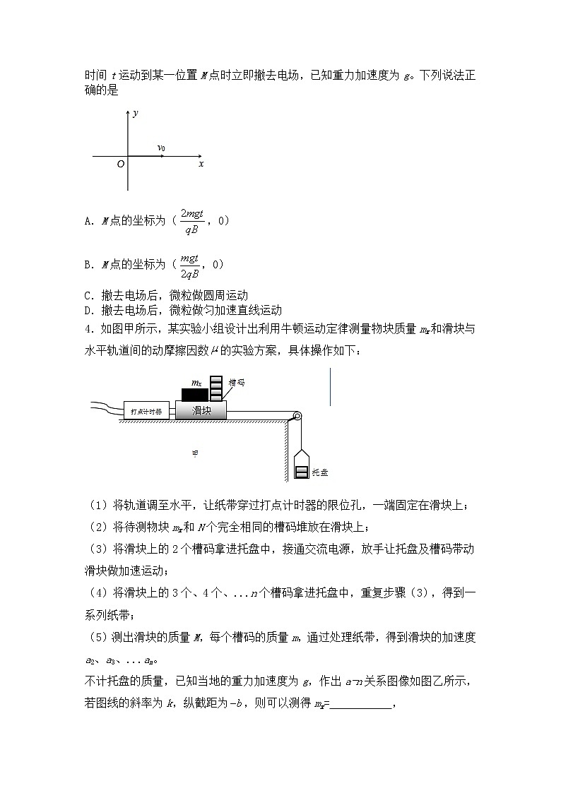 衡水金卷先享题考前悟题——新高考 物理02