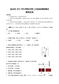 2022年上海市嘉定区高三（下）等级考二模物理试题（含答案）