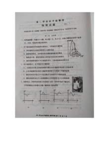 2021青岛莱西高二下学期期末考试（第四次考试）物理试题扫描版缺答案