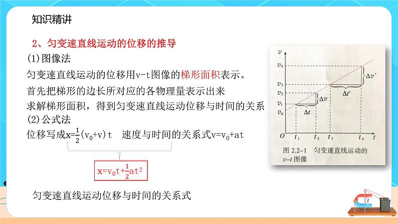 高一物理人教版（2019）必修第一册2.3《匀变速直线运动的位移与时间的关系》课件+教案08