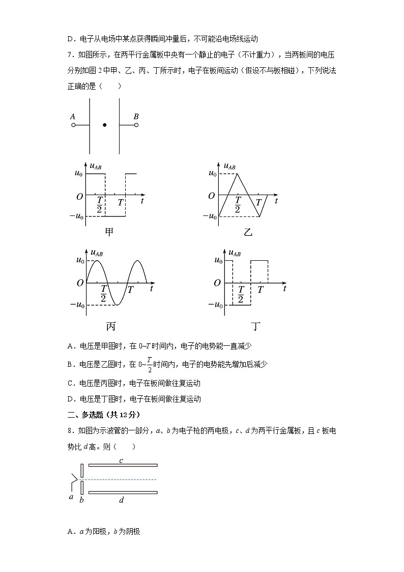 2022—2023学年高二粤教版（2019）必修第三册 第二章 静电场的应用 单元检测卷1（含解析） (1)03