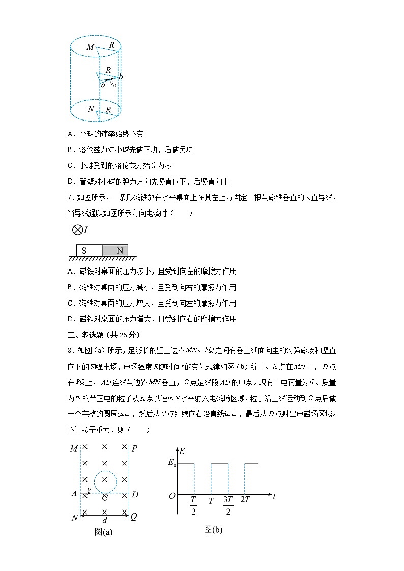 2022—2023学年高二粤教版（2019）选择性必修第二册 第一章 磁场 单元检测卷1（含解析）03