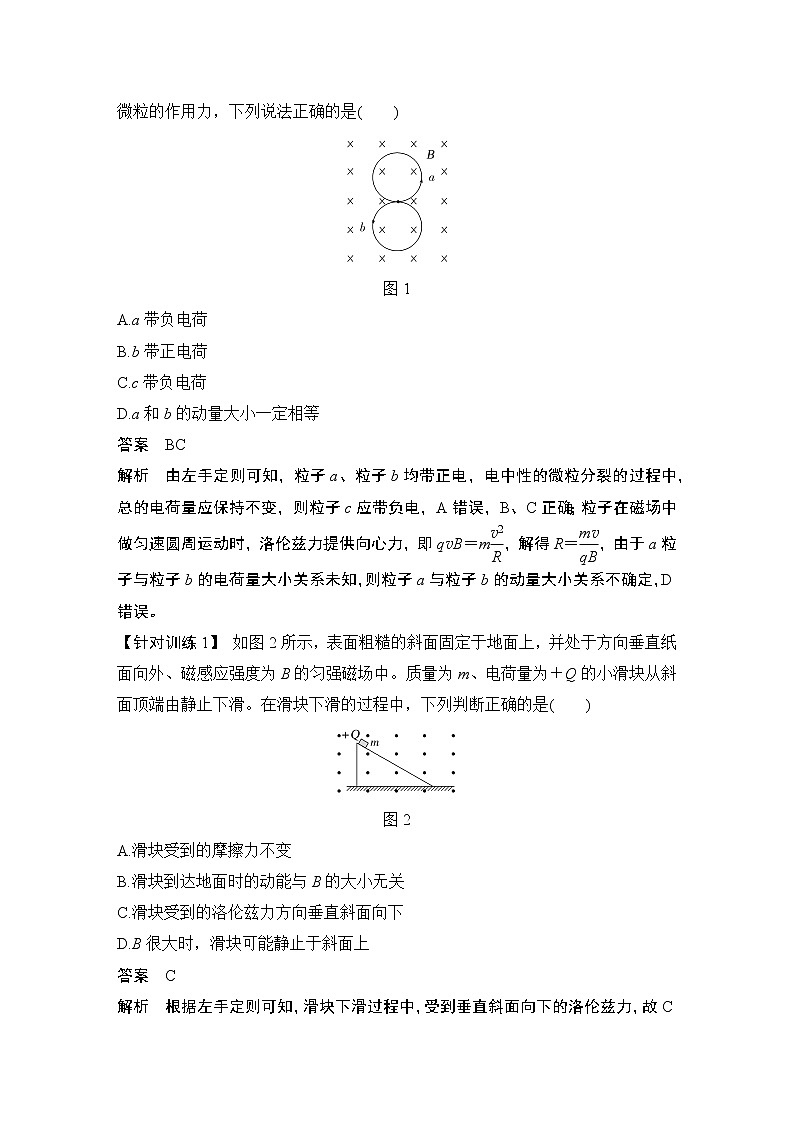 2023届高考物理（新鲁科版）一轮总复习讲义第十章　磁场03