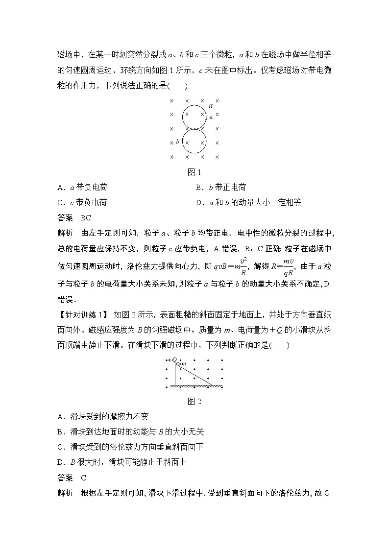 2023届高考物理（新人教版）大一轮复习讲义第十章　磁场03