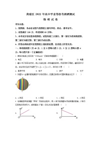 2022年上海市黄浦区高三（下）二模等级考物理试卷（含详解）