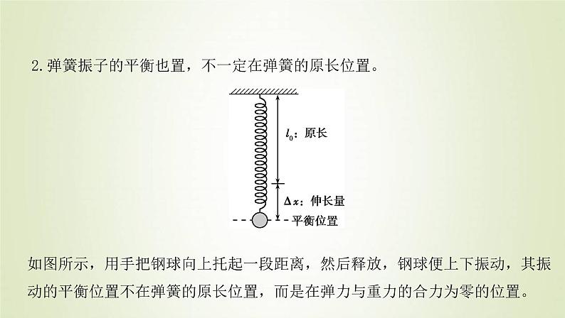 新人教版高中物理选择性必修第一册第二章机械振动第1节简谐运动课件08