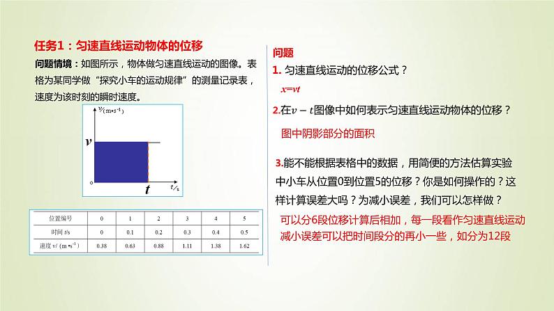 新人教版高中物理必修第一册第二章匀变速直线运动的研究第3节匀变速直线运动的位移与时间的关系作业课件03