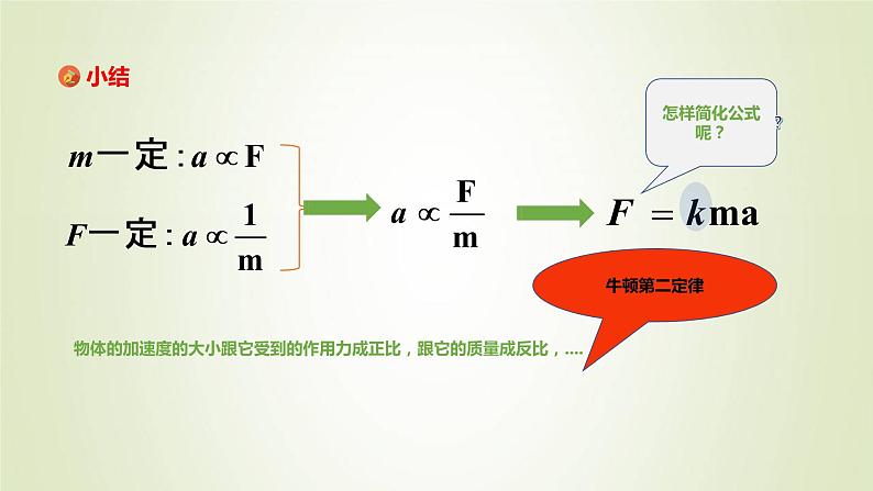 新人教版高中物理必修第一册第四章运动和力的关系第3节牛顿第二定律作业课件第4页